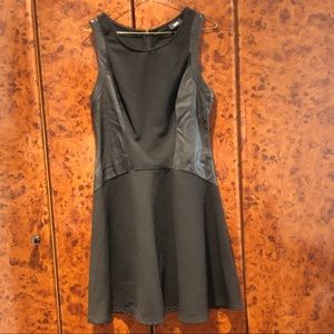 Classic/edgy black dress- sizeM